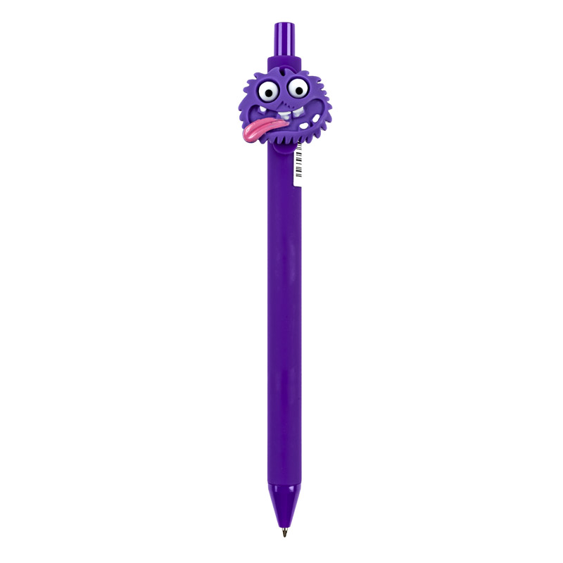 Ball pen “MONSTER” blue ink 0.7mm (assorted)/display box tikai 