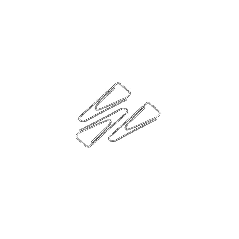 Box of 100 CENTRUM 25 mm Triangle Nickelled Paper Clip