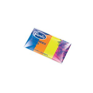 Plastikāta indeksi FOROFIS 4 neona krāsas