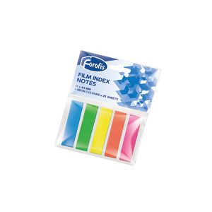 Plastikāta indeksi FOROFIS 5 neona krāsas