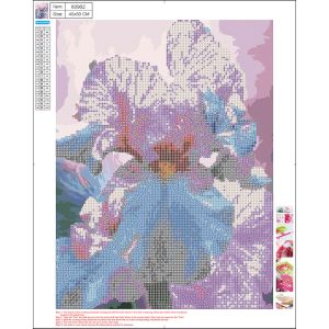CENTRUM Dimanta mozaīka 5D "Iris&quot