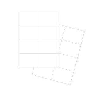 Pašlīmējošās baltas uzlīmes FOROFIS 105x74mm A4