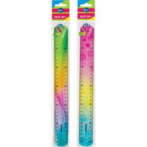 CENTRUM Lineāls 30cm SOFT ABS lokans