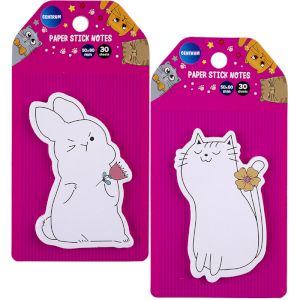 CENTRUM Papīra līmlapiņas-indeksi "Cute Cat&Rabbit&quot