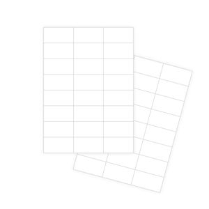 Pašlīmējošās baltas uzlīmes FOROFIS 70x37mm A4