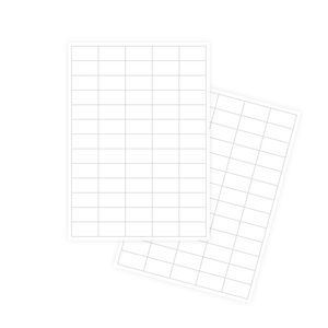 Pašlīmējošās baltas uzlīmes FOROFIS 38x21.2mm