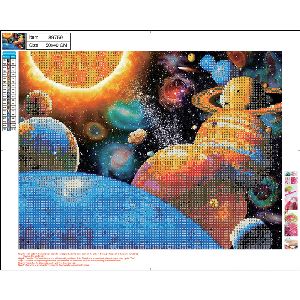 CENTRUM Dimanta mozaīka "Space" 40x50cm