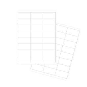 Pašlīmējošās baltas uzlīmes FOROFIS 70x35mm A4
