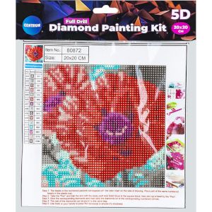 CENTRUM Dimanta mozaīka 5D "Poppy&quot