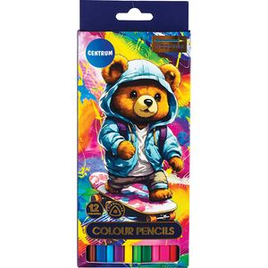 CENTRUM Zīmuļi 12kr. "Bear" garie
