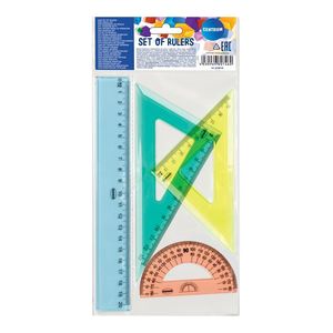 CENTRUM Rasēšanas komplekts krāsainais (20cm lineāls