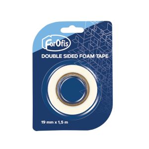 Līmlente divpusēja 19mm x1.5m FOROFIS