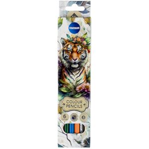 CENTRUM Zīmuļi 6kr. TIGER garie, sešstūraini