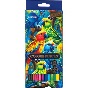 CENTRUM Zīmuļi 12kr. "Parrot" garie