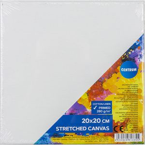 CENTRUM Audekls uz rāmja 20x20cm, 280g/m2