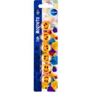 CENTRUM Magnēti tāfelēm SMILE diam.20mm