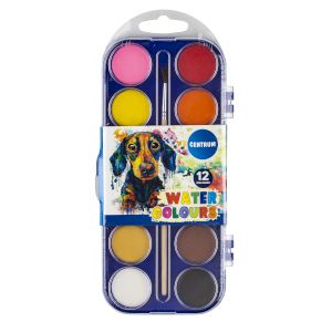 CENTRUM Akvareļu krāsas 12kr.x30mm "