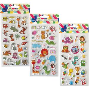 CENTRUM Dekoratīvas uzlīmes Puffy "Cartoons"