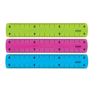 CENTRUM Lineāls 15cm SOFT ABS lokans