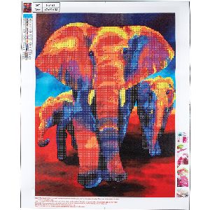 CENTRUM Dimanta mozaīka "Elephant" 40x50cm