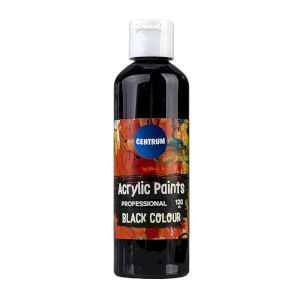 Akrila krāsa 120ml melna CENTRUM