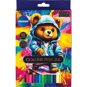 CENTRUM Zīmuļi 18kr. "Bear" garie