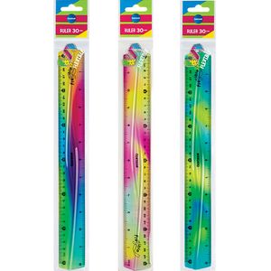 CENTRUM Lineāls 30cm SOFT ABS lokans