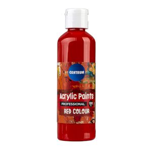 Akrila krāsa 120ml sarkana CENTRUM