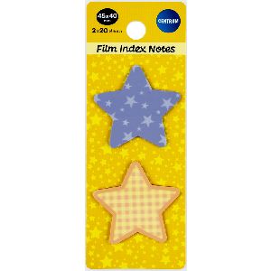 CENTRUM Plastikāta līmlapiņas-indeksi komplekts "Stars&quot