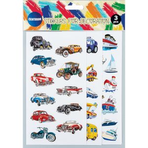 CENTRUM Dekoratīvas uzlīmes "Cars" 190x100mm