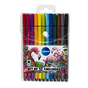 CENTRUM Pildspalvu komplekts FINELINER 12kr. 0