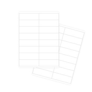 Pašlīmējošās baltas uzlīmes FOROFIS 105x35mm A4