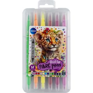 CENTRUM Divpusējie flomāsteri 12kr. ART