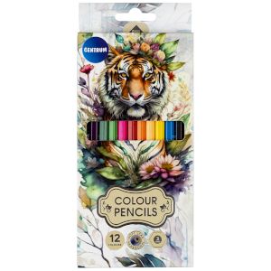CENTRUM Zīmuļi 12kr. TIGER garie, sešstūraini