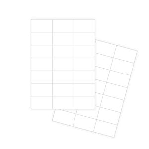 Pašlīmējošās baltas uzlīmes FOROFIS 70x42.4mm