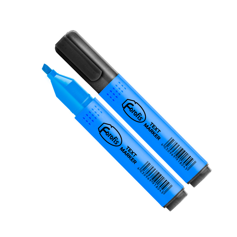 Marķieris teksta ar ieslīpu uzgali zils 1-5mm FOROFIS tikai 0.48 EUR |  Marķieri - Centrum.lv