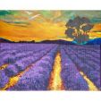 Алмазная мозайка 5D 'Lavender Field' 40х50см