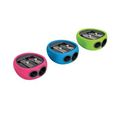 Sharpener plastic with 2blades (assorted colors)