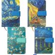 Notebook A6 ruled 80sh. hardcover, on clip 'Vincent van Gogh'