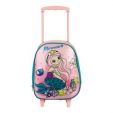 Backpack MERMAID Trolley with wheels 30x10x37cm