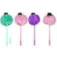 Ball pen 'CAT POMPOM' blue ink 0.7mm (assorted)/display box