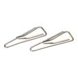 Paper clips 25mm 100pcs. triangle, nickeled