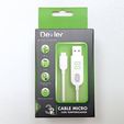 DEXLER Micro USB cable for charging and transmitting 1M data with a sleep timer