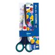 Scissors 17.5сm HOME USE with soft rubber (green handles)