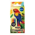 Wax crayons 12col. 'PARROT'