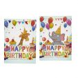 Diamond mozaic greeting cards 'Giraffe' 13x18cm with envelopes (2pcs) OPP bag