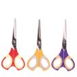 Scissors 15,5сm with soft rubber (assorted handles)