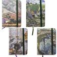 Notebook A7 ruled 80sh. hardcover, with elastic 'Vincent van Gogh'