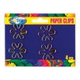 Paper clips FLOWER 4pcs. 28x28mm