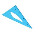 Треугольник 60°x18cm SOFT ABS гибкая